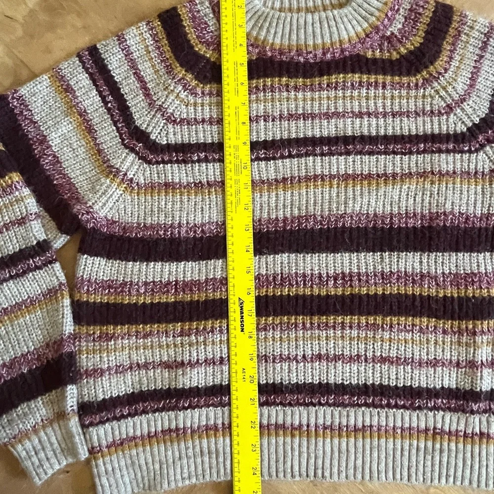 Old Navy Striped Chunky Knit Sweater | Size L Tall